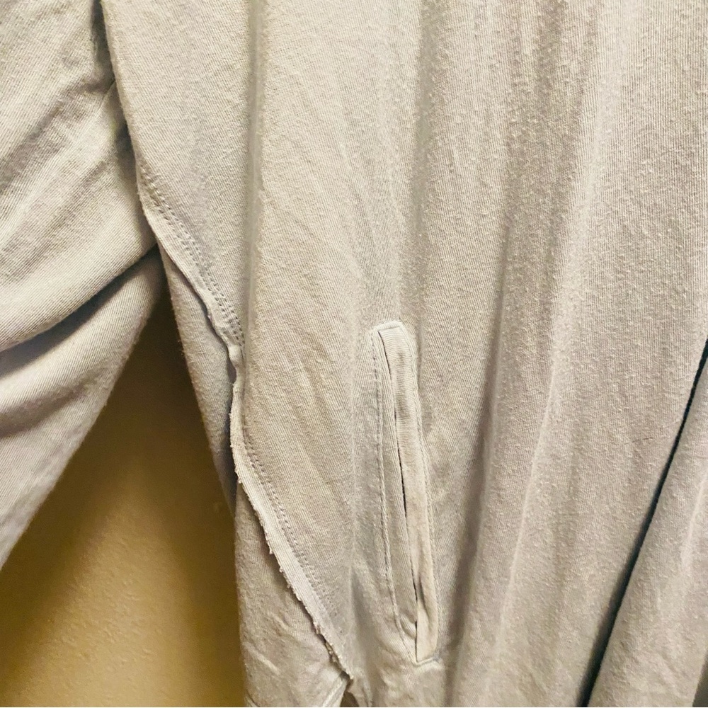WE THE FREE Light Blue Oversized Snap Front Pajama Style Top - Picture 3 of 7